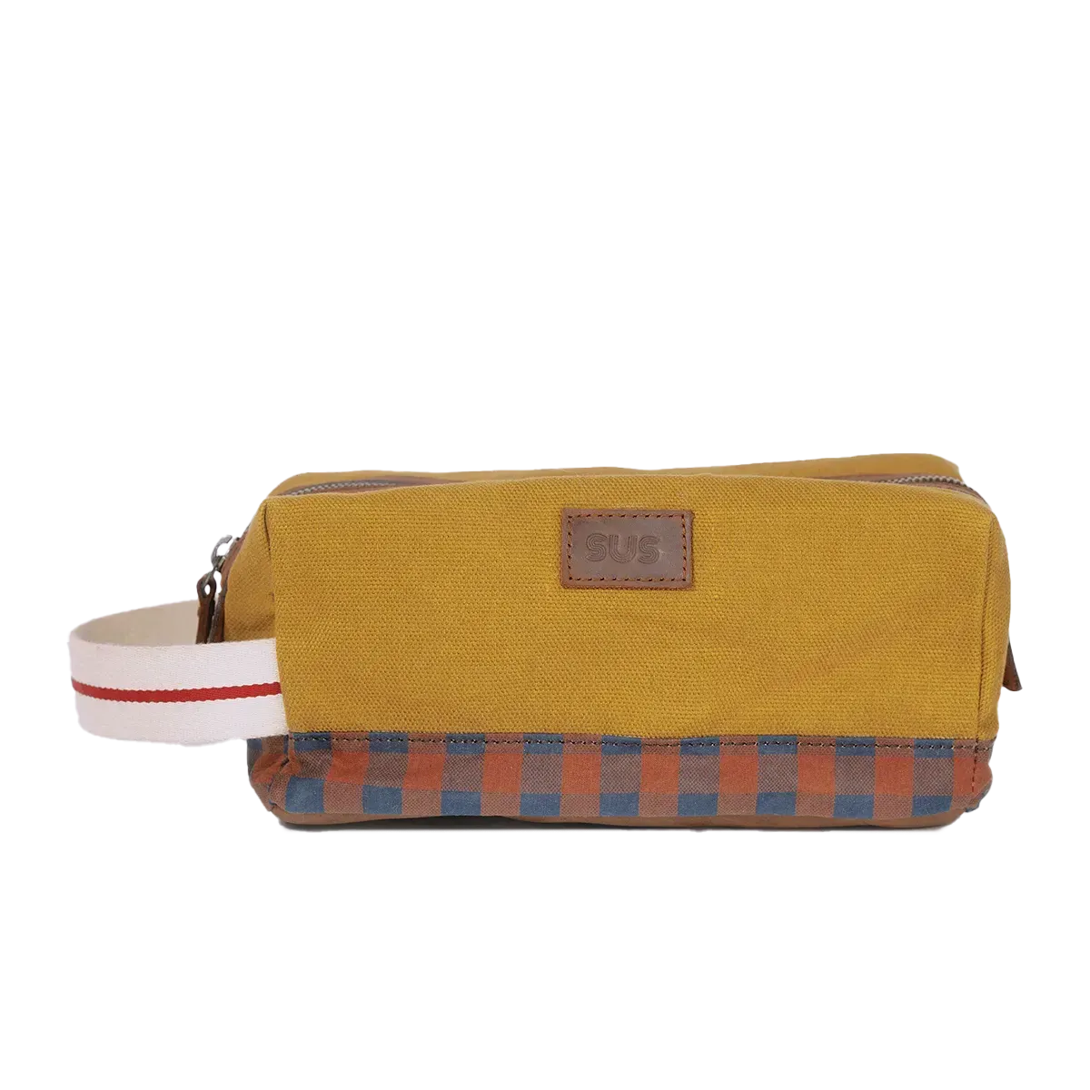 The Soil Travellers Kit travel toiletry bag in Golden Ochre