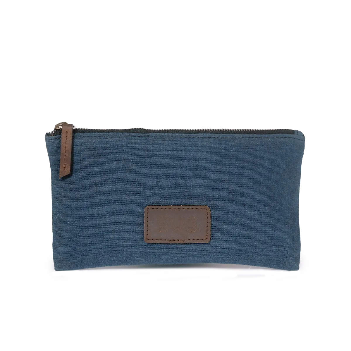Minimalist canvas pouch The Root Case, closed, showing compact everyday carry design
