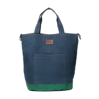 The EDC Tote bag in Navy Blue without background