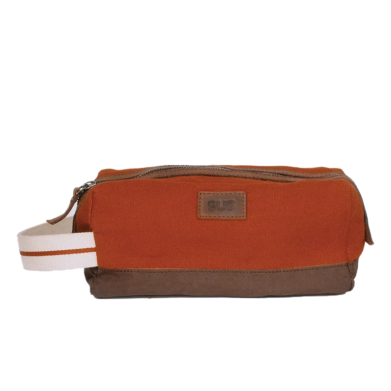 Rusty Red travel pouch The Soil Travellers Kit without background
